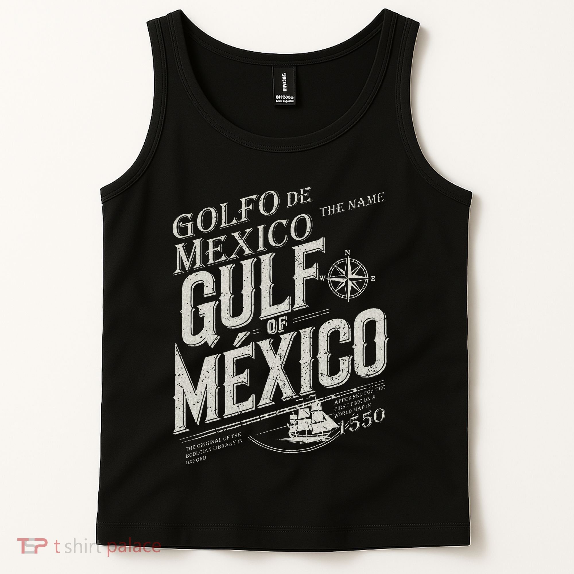 Gulf Of Mexico Since 1550 History Origin Facts Tank Top