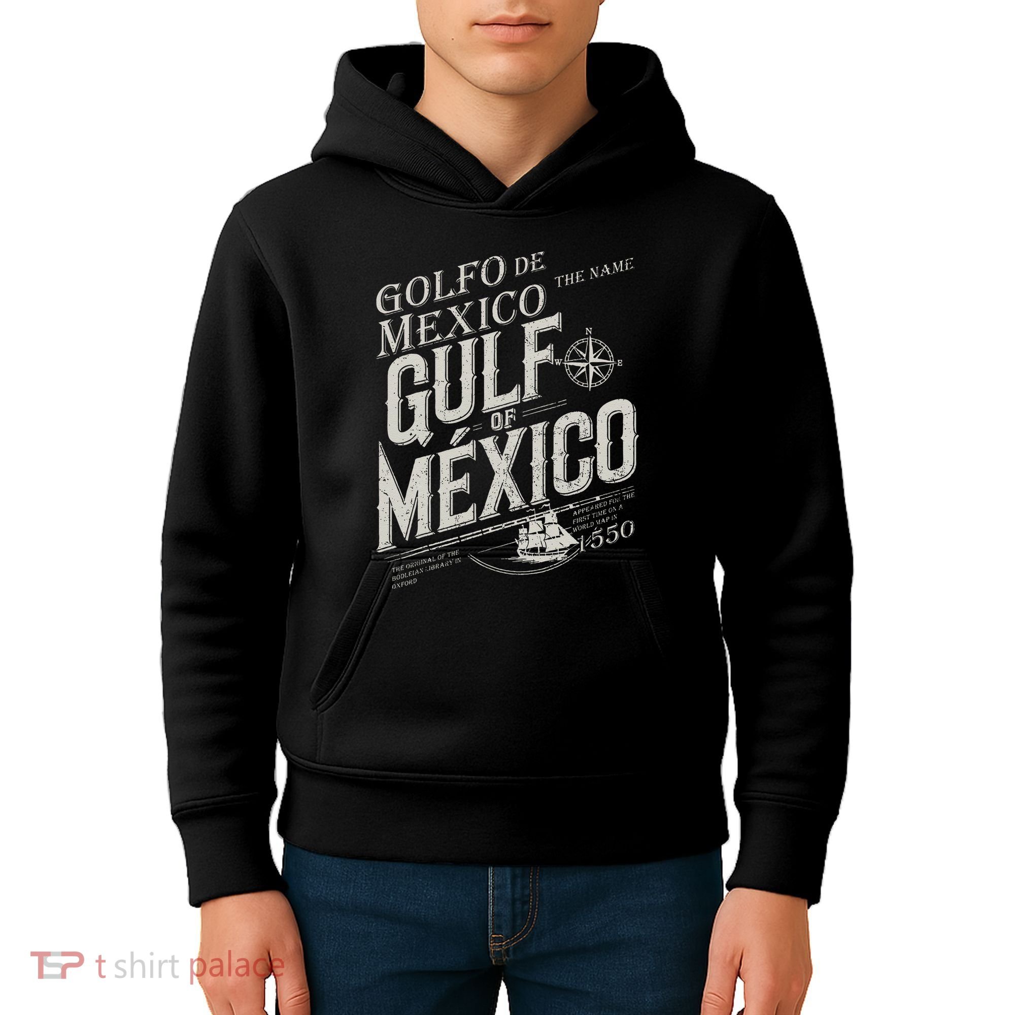 Gulf Of Mexico Since 1550 History Origin Facts Kids Hoodie