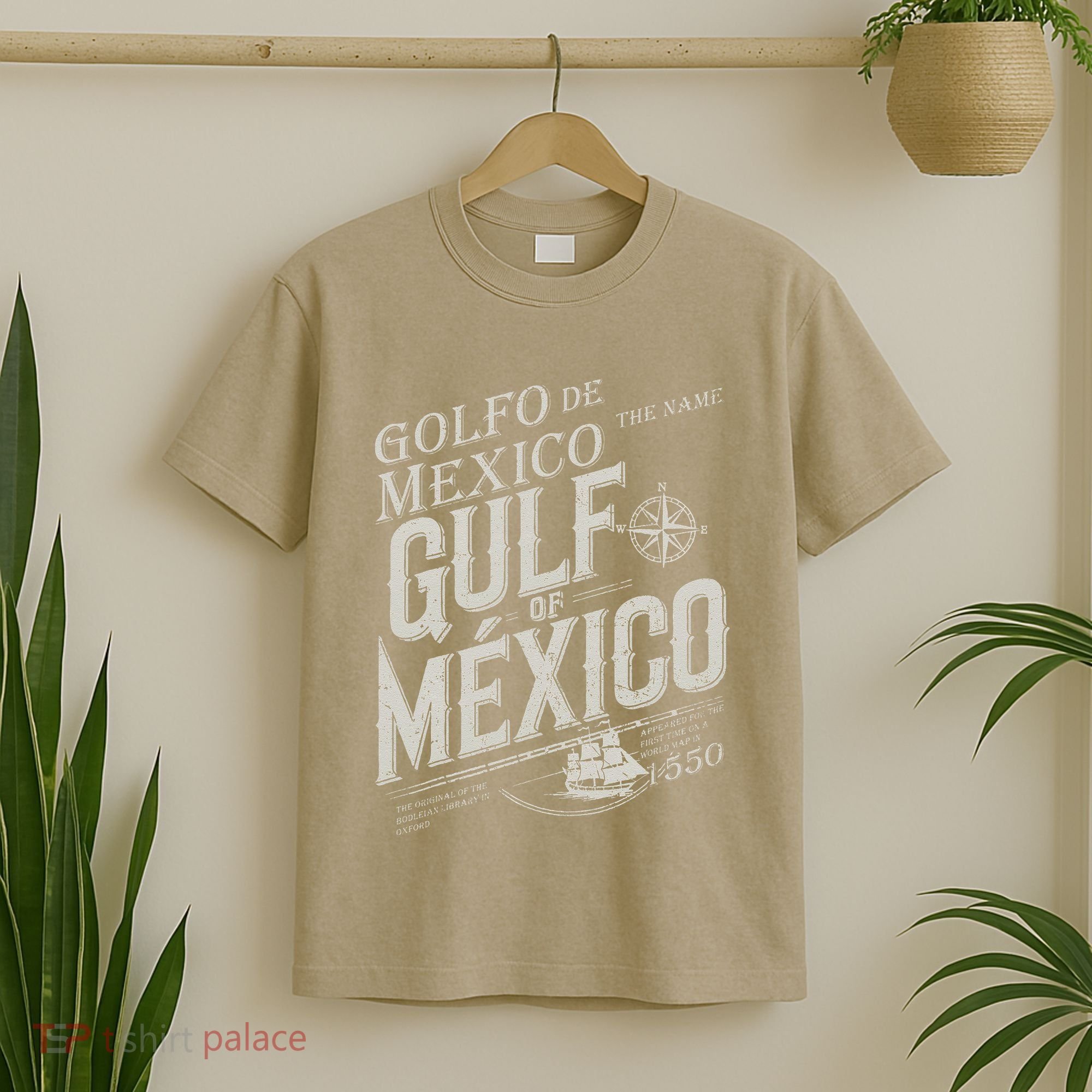 Gulf Of Mexico Since 1550 History Origin Facts T-Shirt