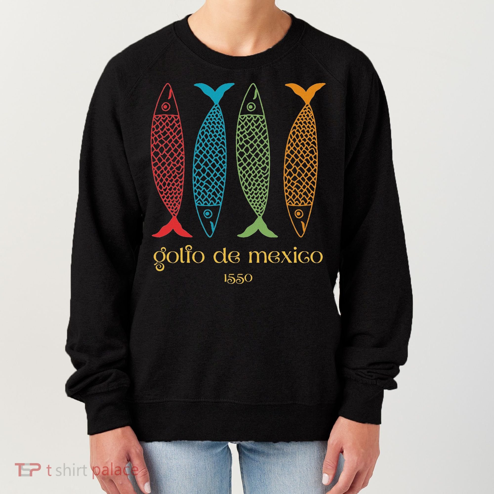 Gulf Of Mexico Golfo De MéXico 1550 Sardine Women's Sweatshirt