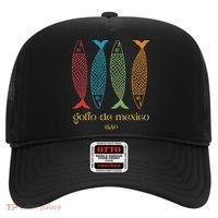 Gulf Of Mexico Golfo De MéXico 1550 Sardine Hat thumb 0