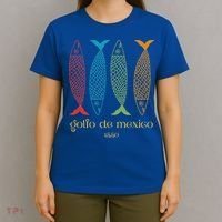 Gulf Of Mexico Golfo De MéXico 1550 Sardine T-Shirt thumb 4