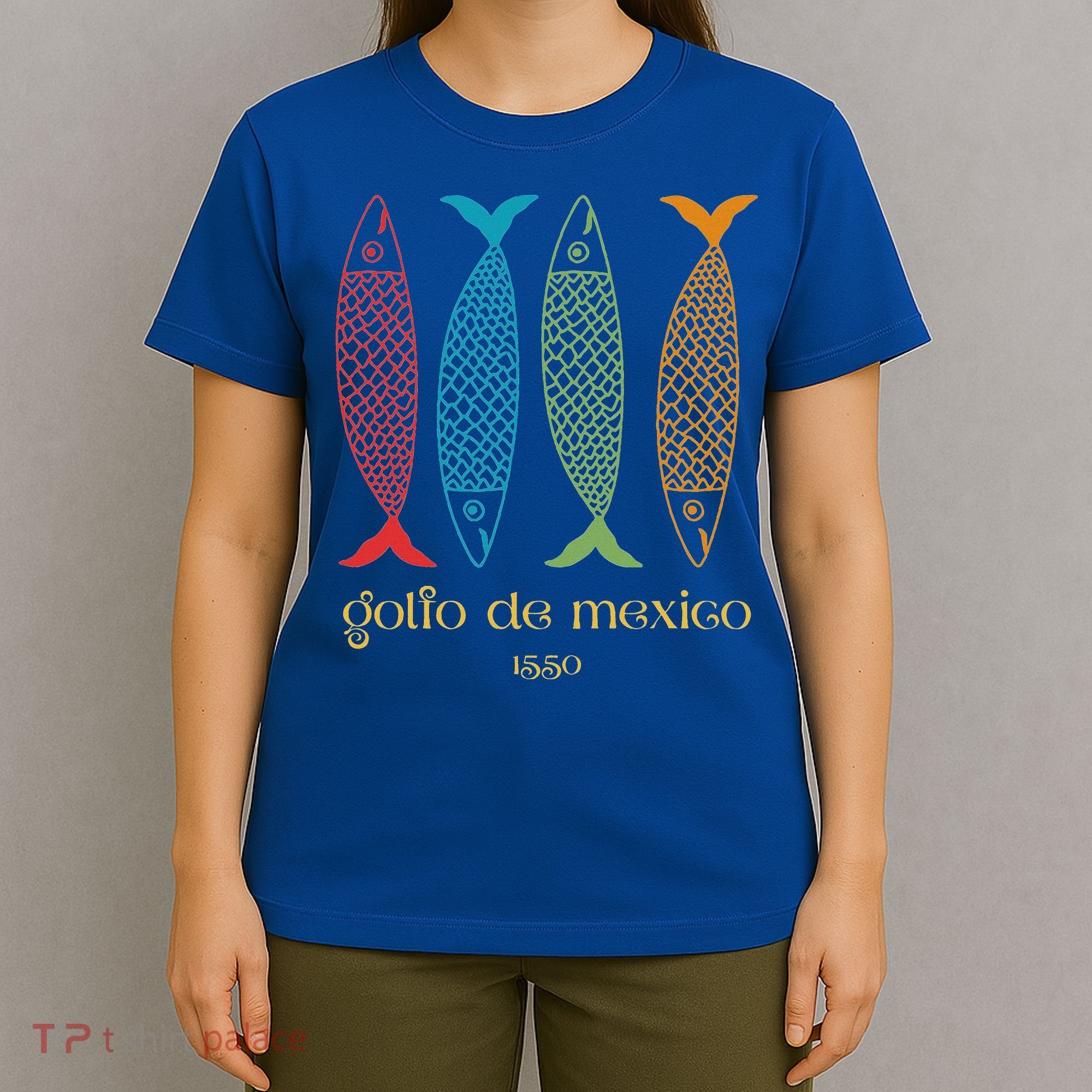 Gulf Of Mexico Golfo De MéXico 1550 Sardine T-Shirt