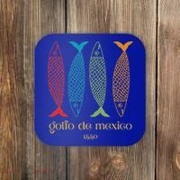 Gulf Of Mexico Golfo De MéXico 1550 Sardine Coaster thumb 0