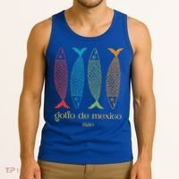 Gulf Of Mexico Golfo De MéXico 1550 Sardine Tank Top thumb 3