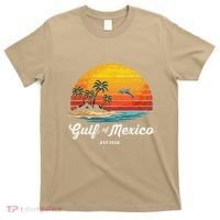 Gulf Of Mexico Since 1550 Vintage Beach Palm Proud Mexican T-Shirt thumb 0