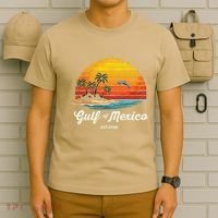 Gulf Of Mexico Since 1550 Vintage Beach Palm Proud Mexican T-Shirt thumb 6