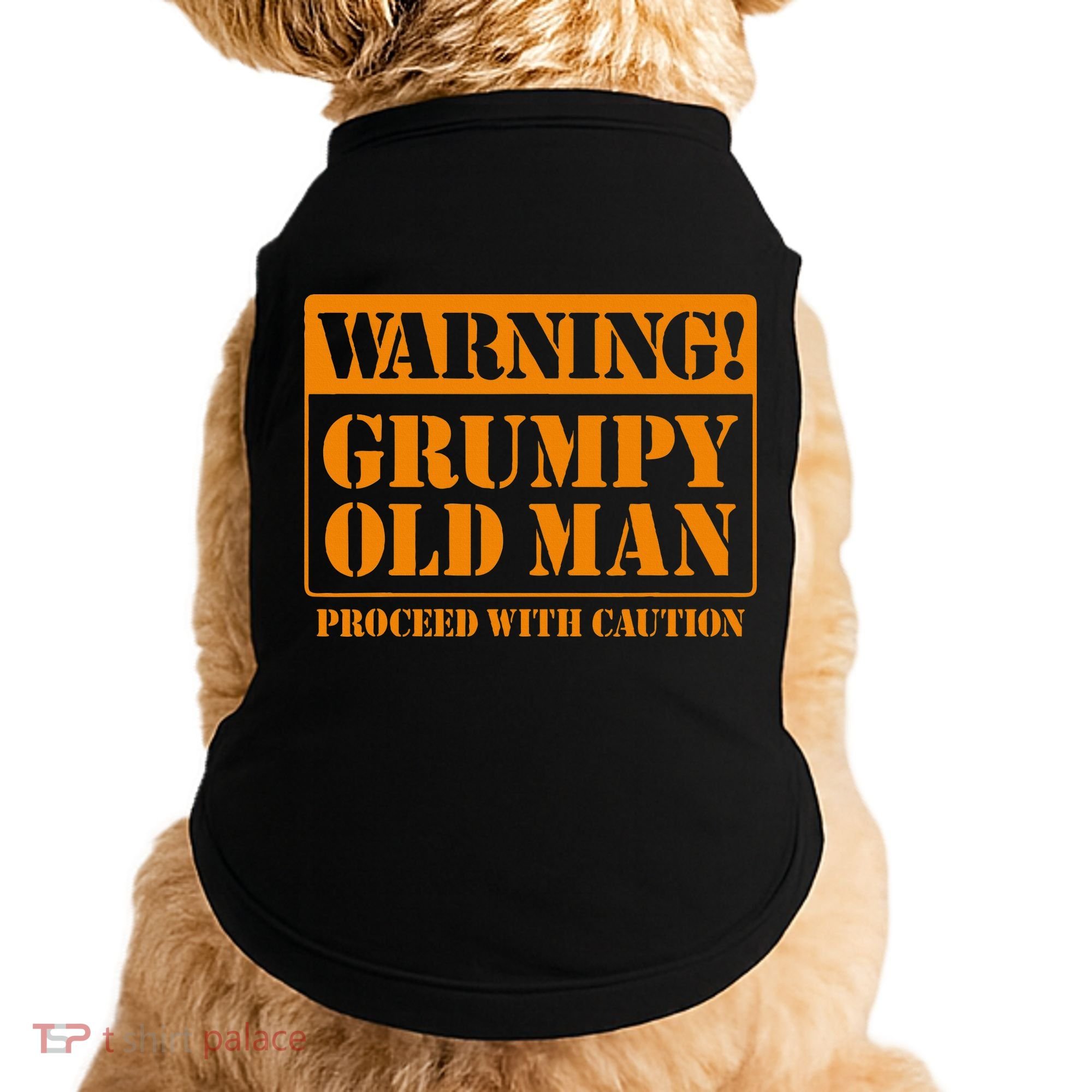 Grumpy Old Man For Grandfathers Dads Doggie Tank
