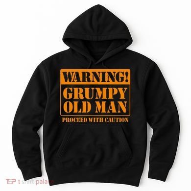 Grumpy Old Man For Grandfathers Dads Hoodie