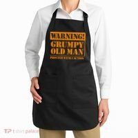 Grumpy Old Man For Grandfathers Dads Apron thumb 2