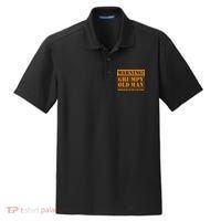Grumpy Old Man For Grandfathers Dads Dry Zone Grid Polo thumb 0