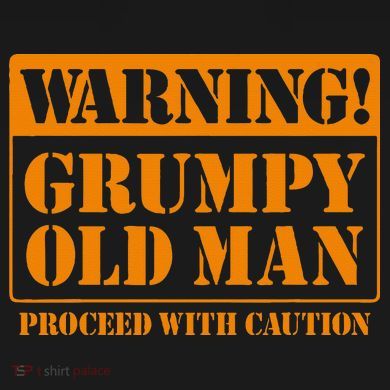 Grumpy Old Man For Grandfathers Dads Mousepad