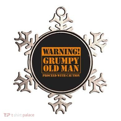 Grumpy Old Man For Grandfathers Dads Ornament