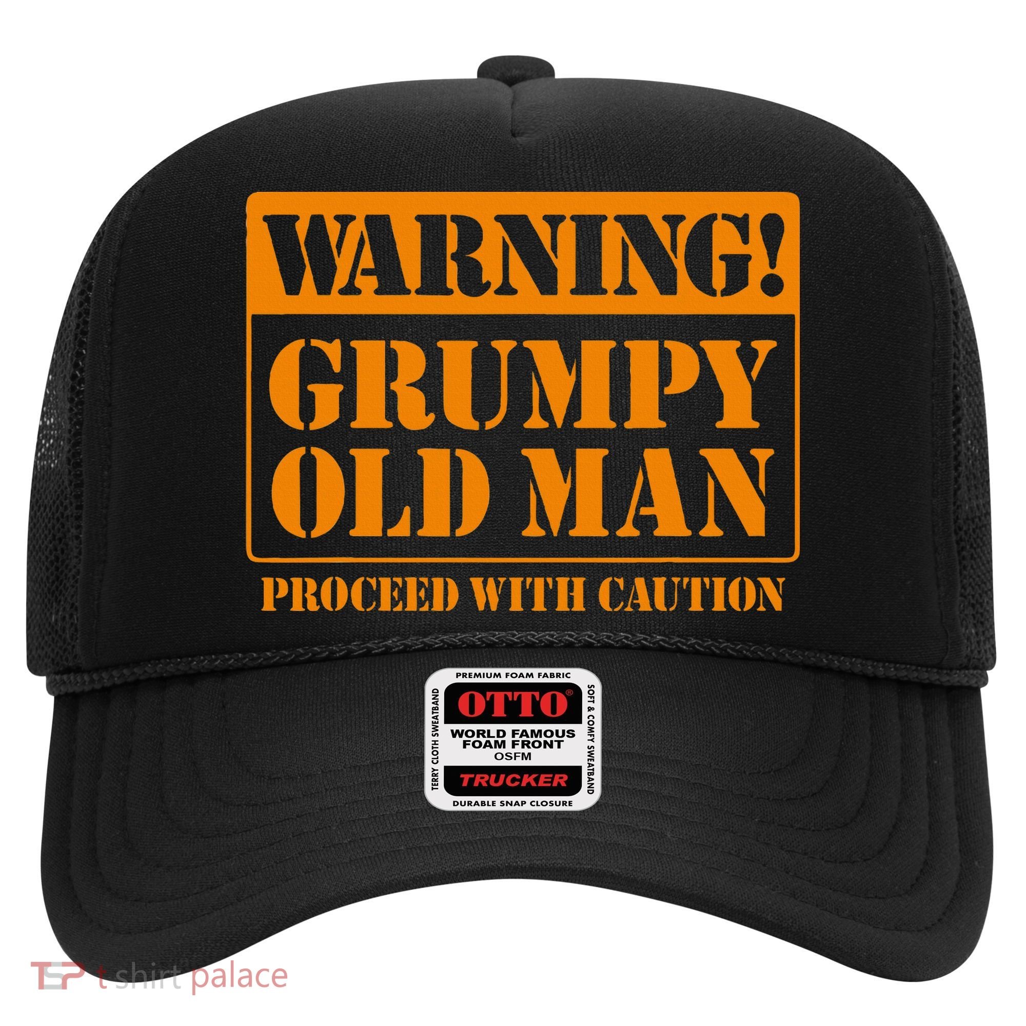 Grumpy Old Man For Grandfathers Dads Hat