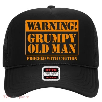 Grumpy Old Man For Grandfathers Dads Hat