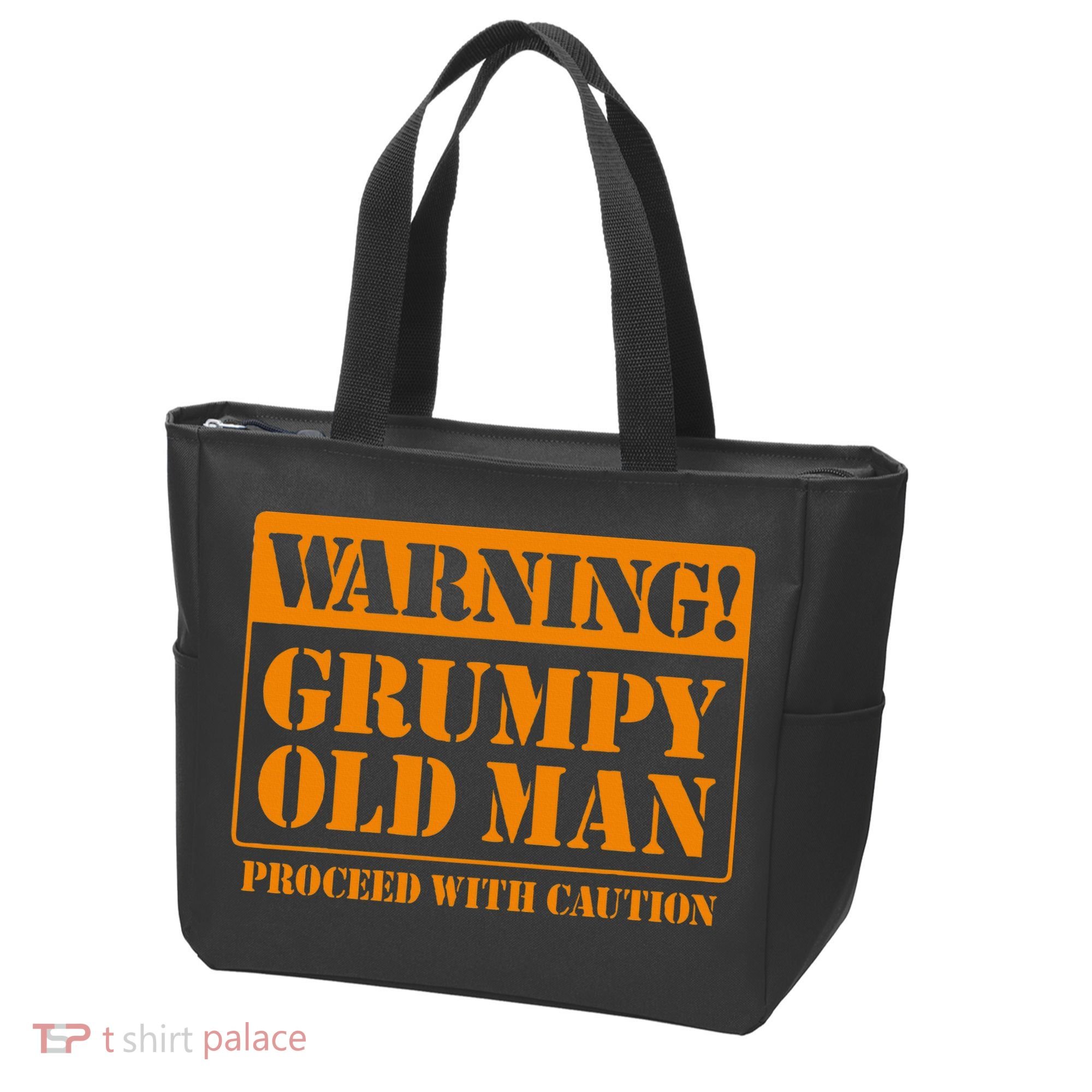 Grumpy Old Man For Grandfathers Dads Tote Bag
