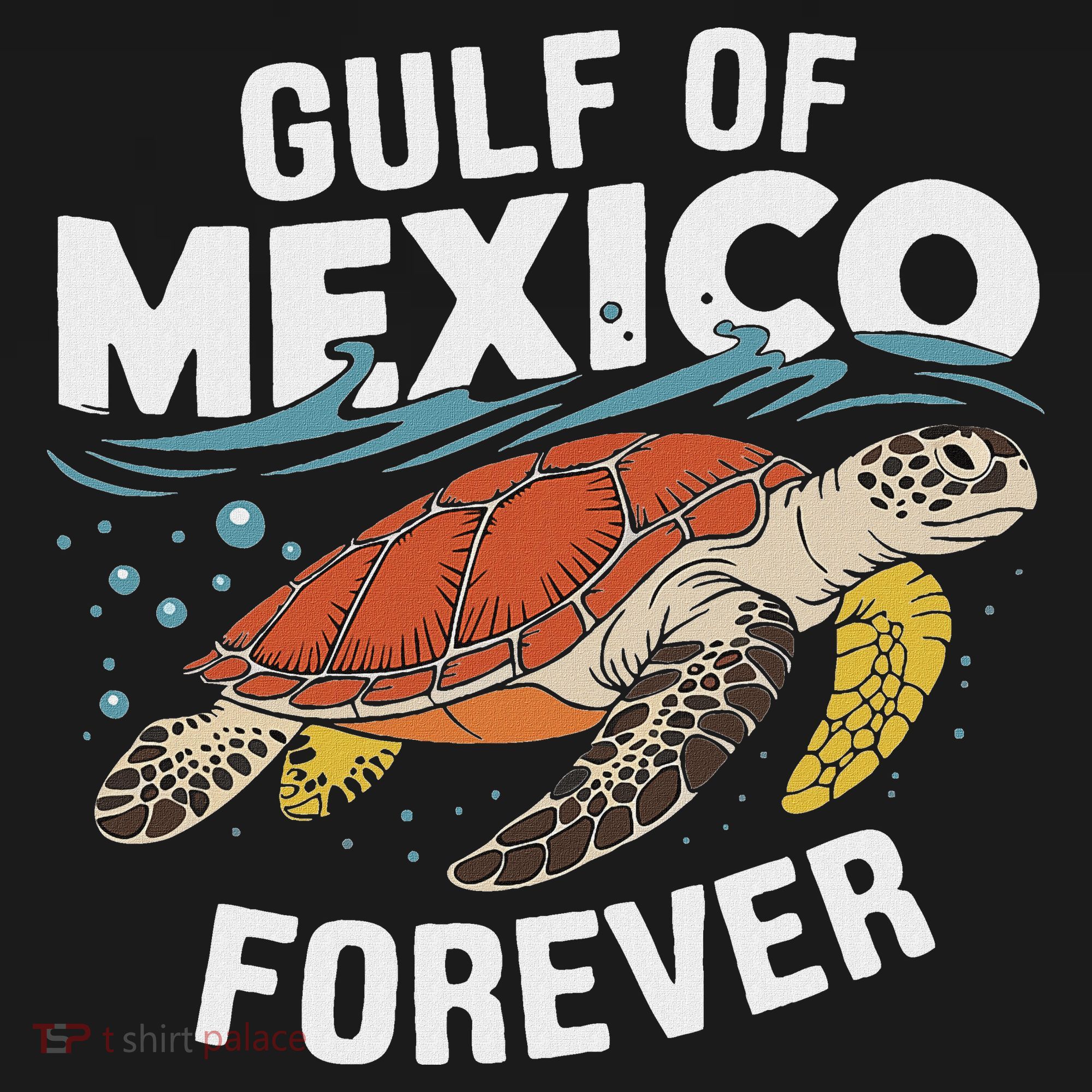 Gulf Of Mexico Forever Sea Turtle Ornament