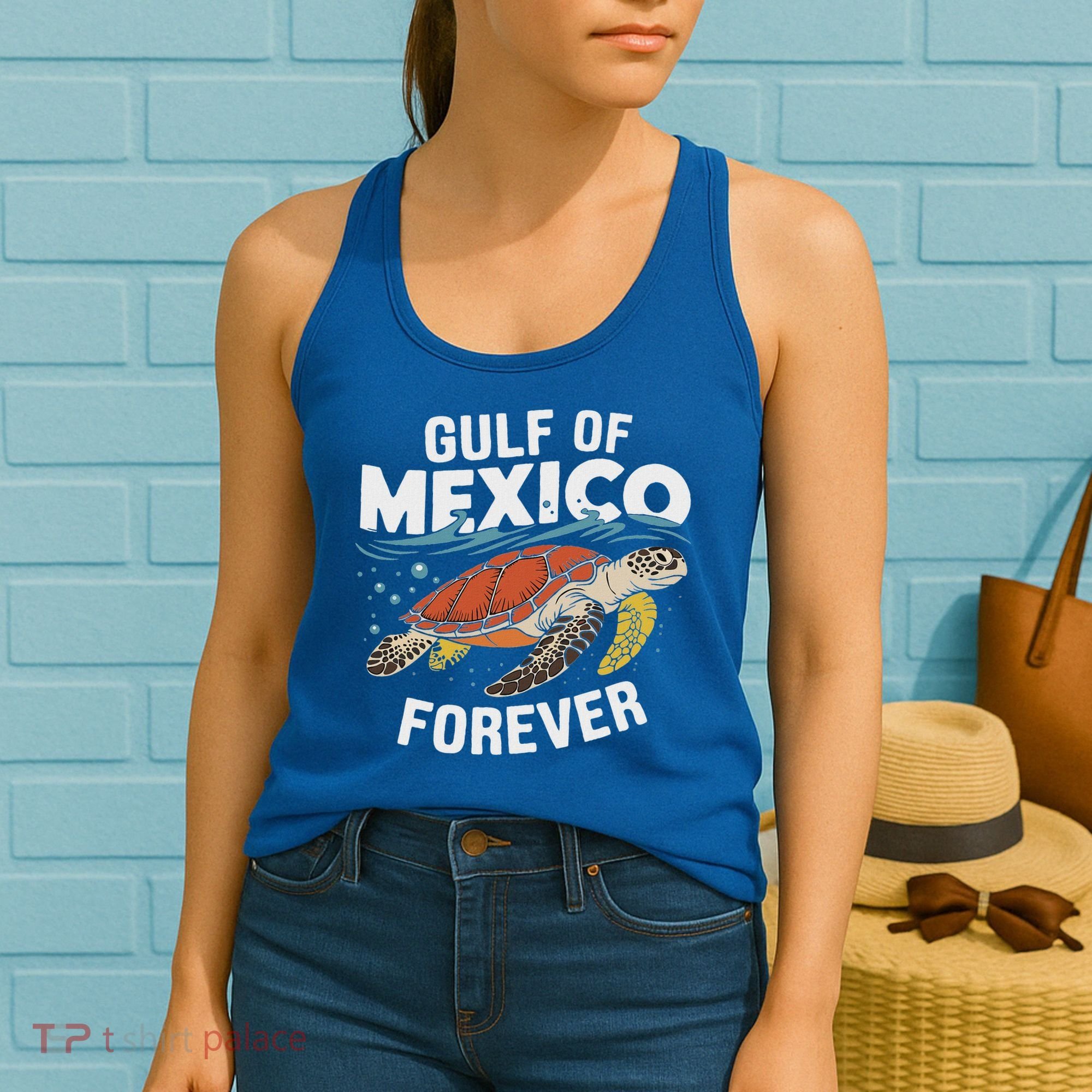 Gulf Of Mexico Forever Sea Turtle Women's Tank Top