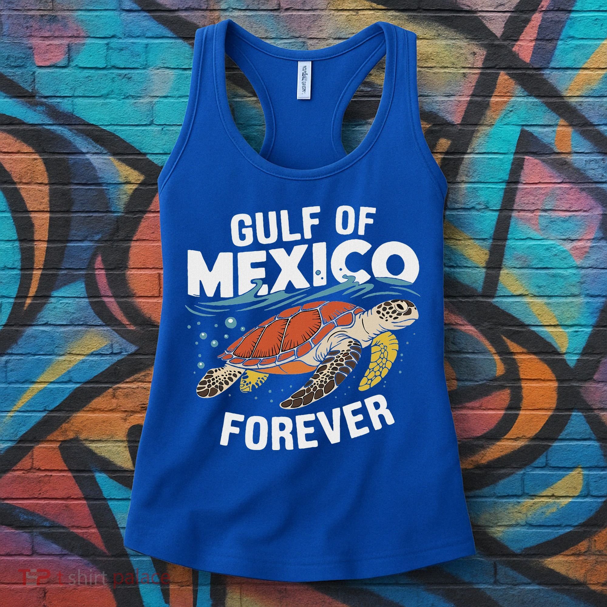 Gulf Of Mexico Forever Sea Turtle Women's Tank Top