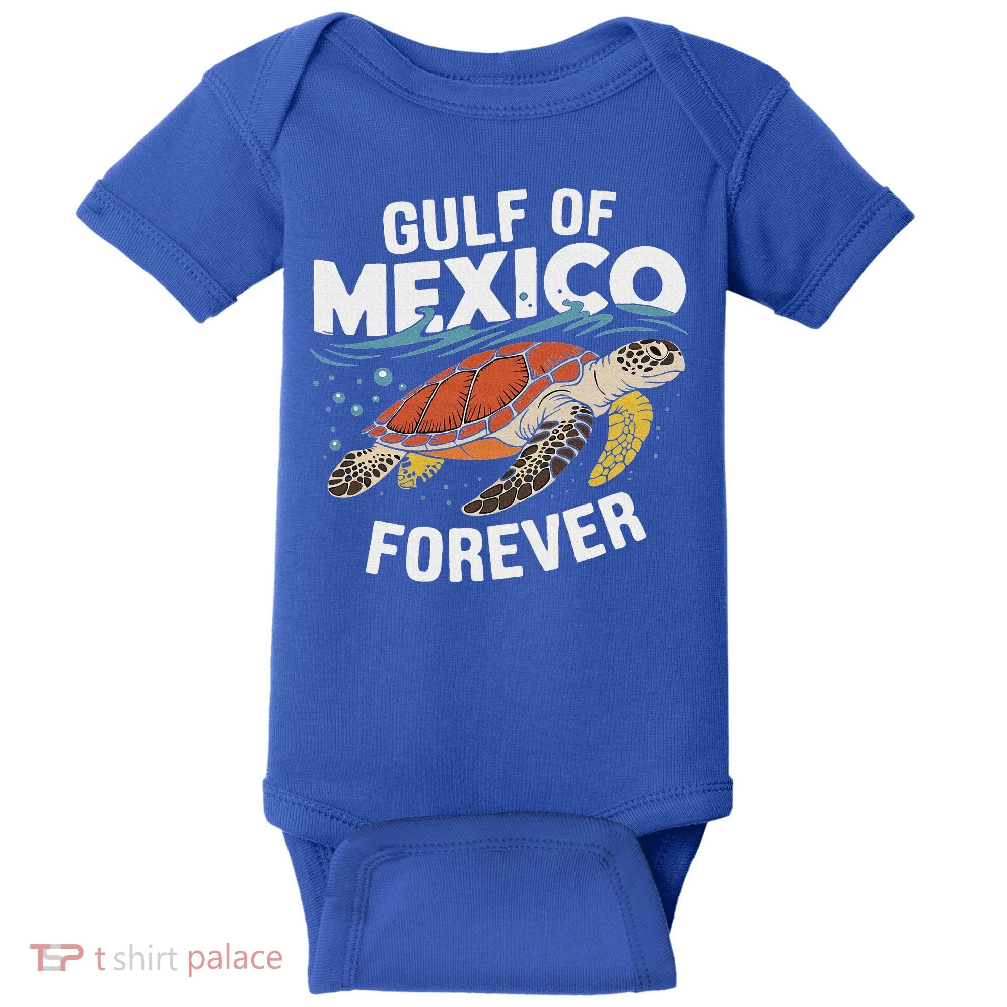 Gulf Of Mexico Forever Sea Turtle Baby Bodysuit