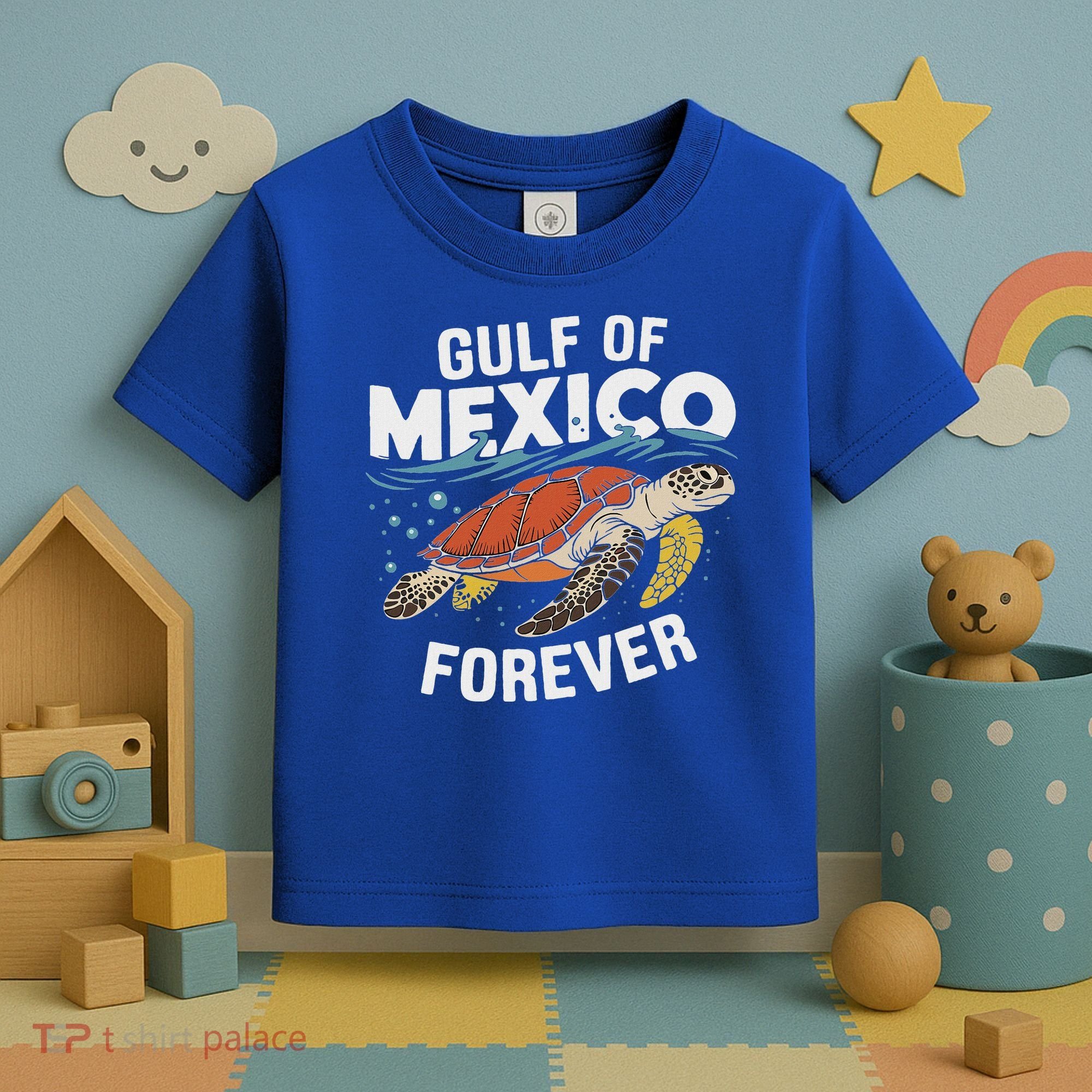 Gulf Of Mexico Forever Sea Turtle Toddler T-Shirt
