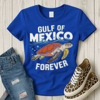 Gulf Of Mexico Forever Sea Turtle Women's T-Shirt thumb 3