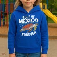 Gulf Of Mexico Forever Sea Turtle Kids Hoodie thumb 3