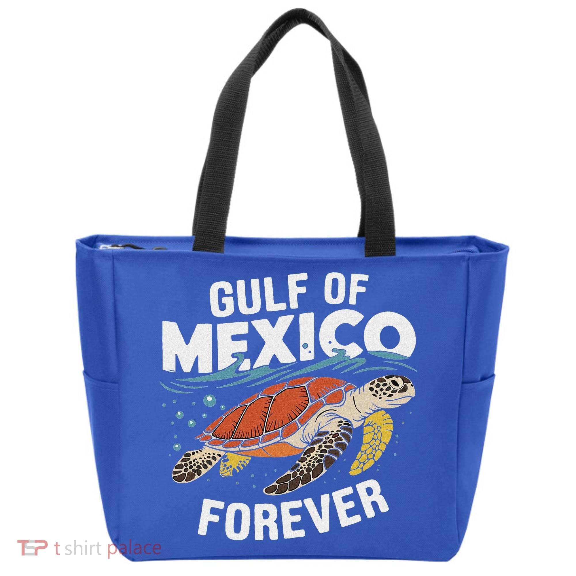 Gulf Of Mexico Forever Sea Turtle Tote Bag