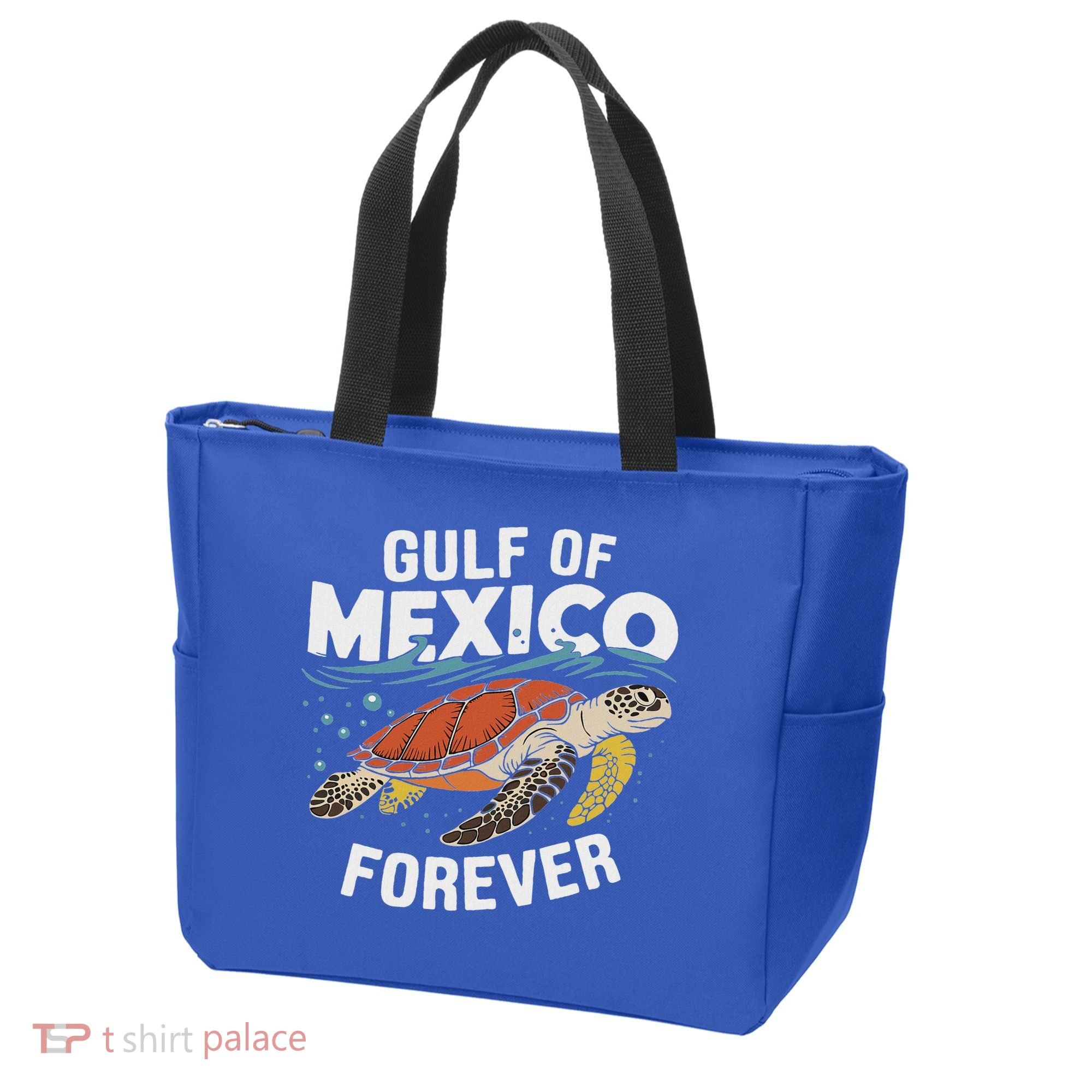 Gulf Of Mexico Forever Sea Turtle Tote Bag