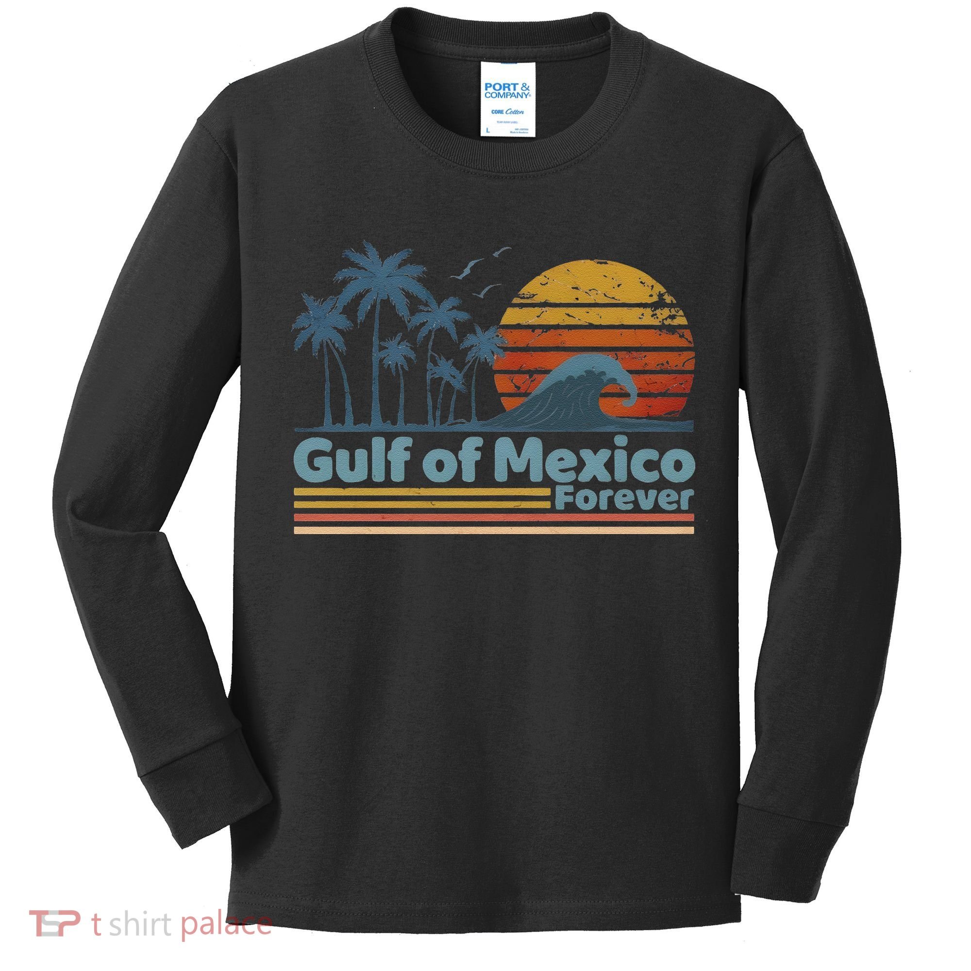 Gulf Of Mexico Forever Kids Long Sleeve Shirt