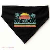 Gulf Of Mexico Retro USA-Made Doggie Bandana thumb 0