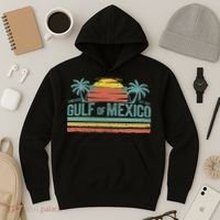 Gulf Of Mexico Retro Hoodie thumb 3