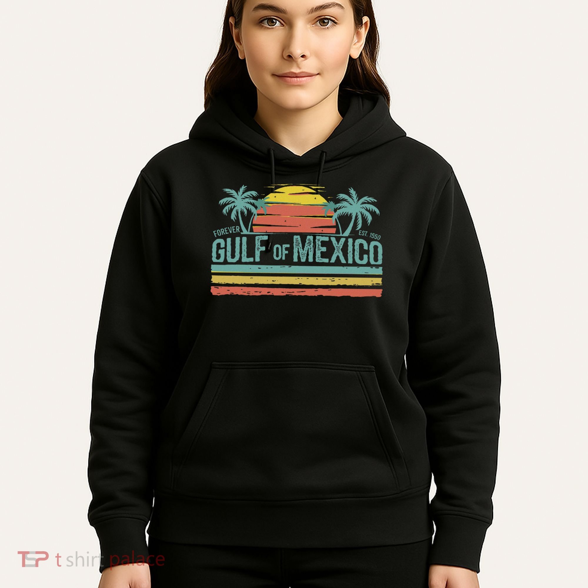 Gulf Of Mexico Retro Hoodie
