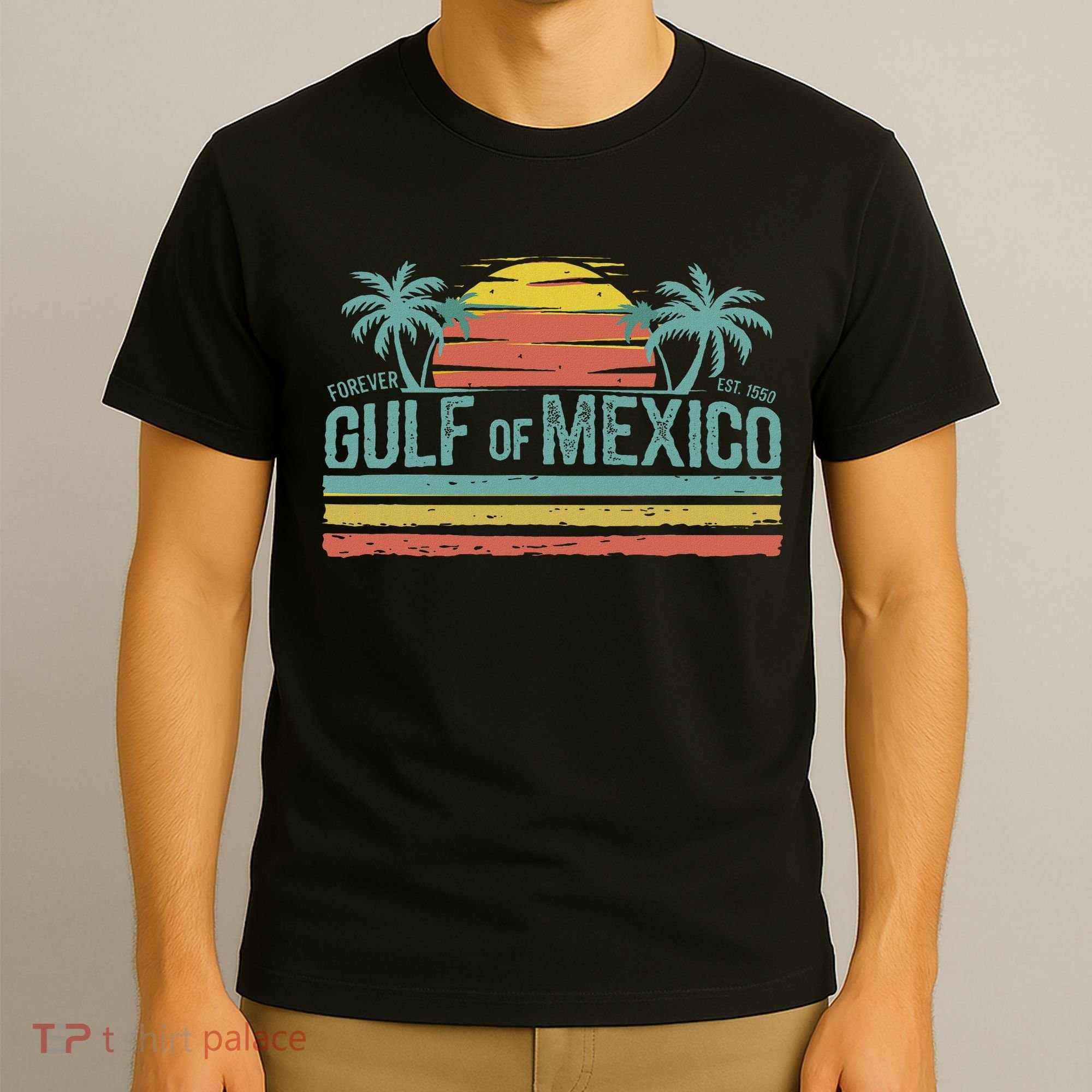 Gulf Of Mexico Retro T-Shirt
