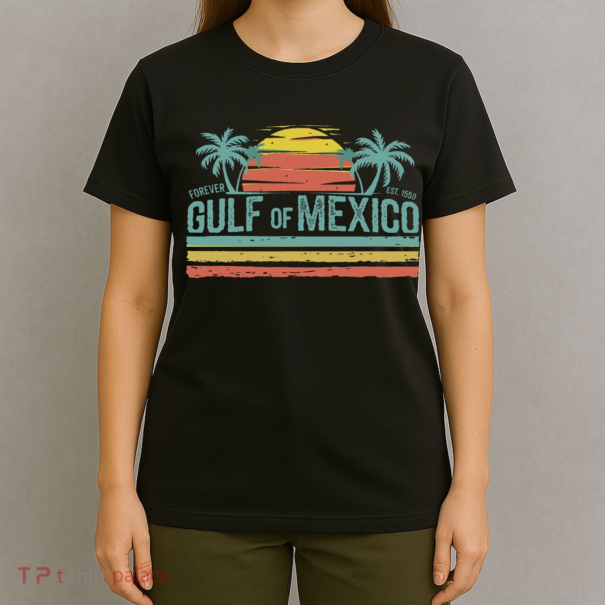 Gulf Of Mexico Retro T-Shirt