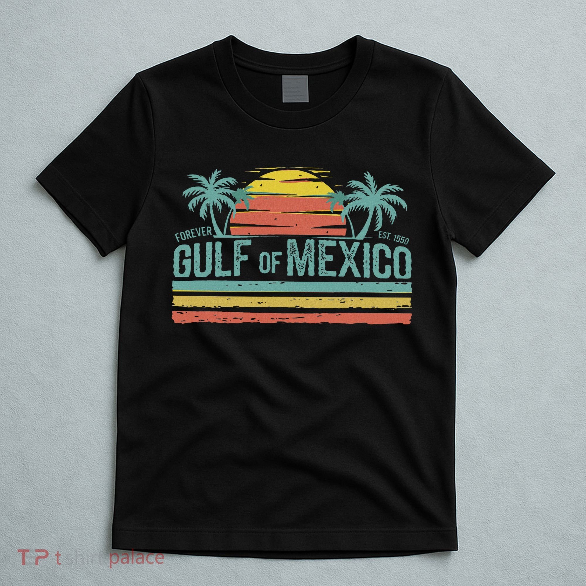 Gulf Of Mexico Retro T-Shirt