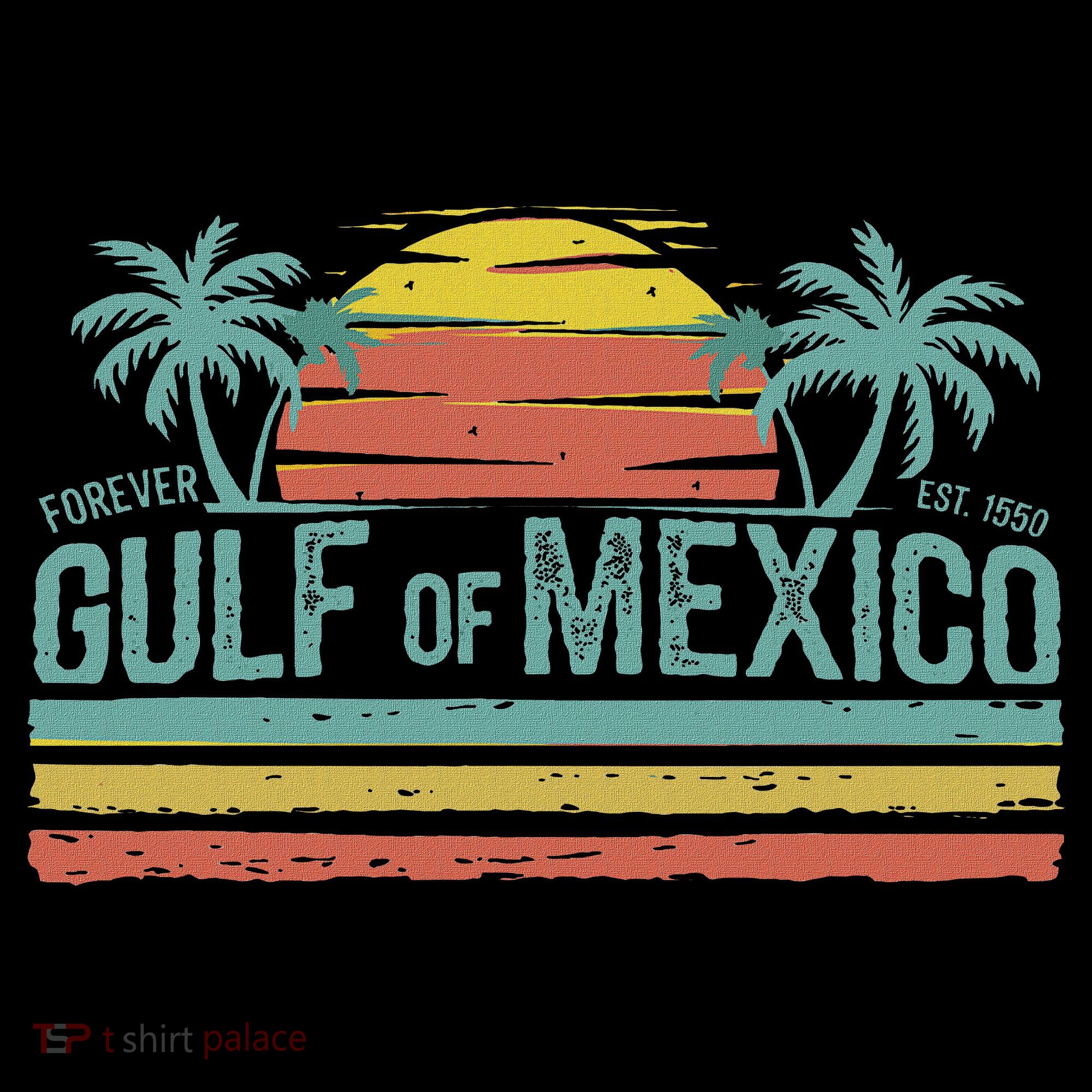Gulf Of Mexico Retro Women's Hoodie