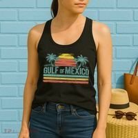 Gulf Of Mexico Retro Women's Tank Top thumb 2