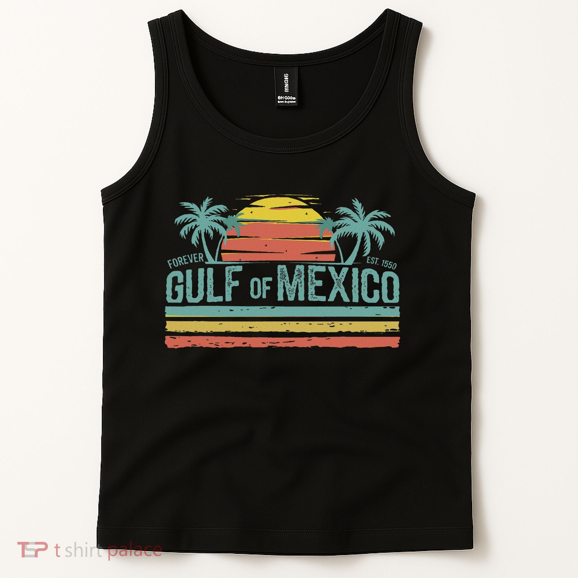 Gulf Of Mexico Retro Tank Top
