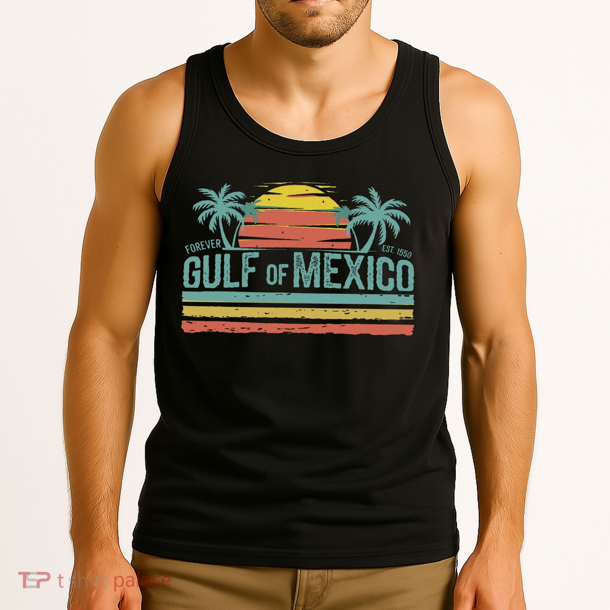 Gulf Of Mexico Retro Tank Top