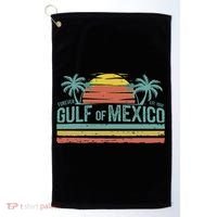 Gulf Of Mexico Retro Golf Towel thumb 0