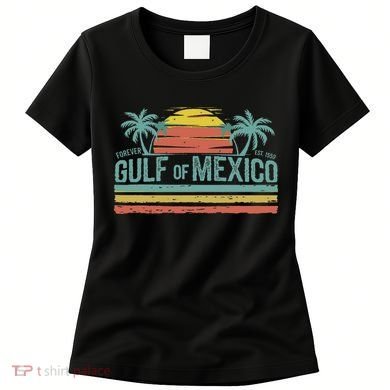 Gulf Of Mexico Retro Women's T-Shirt