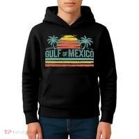 Gulf Of Mexico Retro Kids Hoodie thumb 4