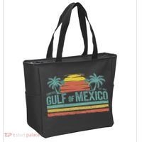 Gulf Of Mexico Retro Tote Bag thumb 2