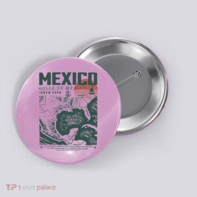 Gulf Of Mexico 1550 Historic Map Button