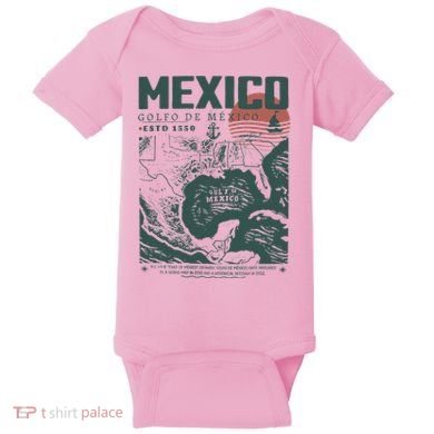 Gulf Of Mexico 1550 Historic Map Baby Bodysuit