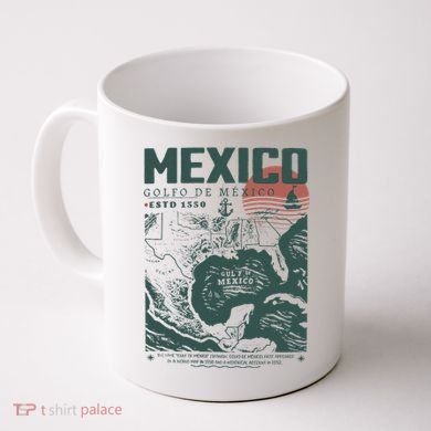 Gulf Of Mexico 1550 Historic Map Coffee Mug