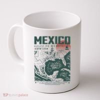 Gulf Of Mexico 1550 Historic Map Coffee Mug thumb 0