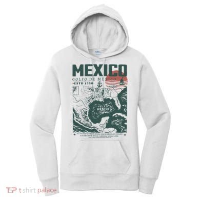 Gulf Of Mexico 1550 Historic Map Women's Hoodie