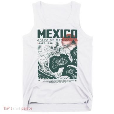 Gulf Of Mexico 1550 Historic Map Tank Top
